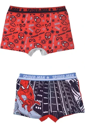 SPIDERMAN Červený set chlapeckých boxerek Spider-Man