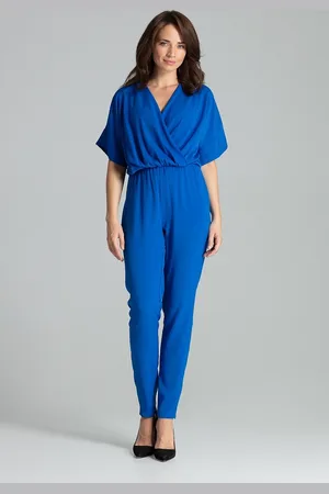 LENITIF Elegantní overal L062 Sapphire