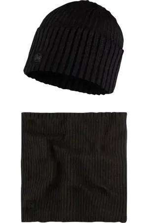Buff Černá čepice a nákrčník Gift Pack Set Beanie and Neckwarmer 1323499011000