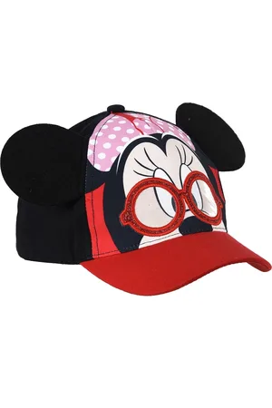 Minnie Dívčí černo/červená kšiltovka 3D