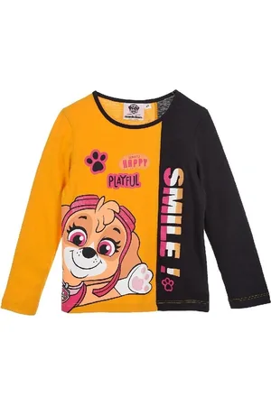 Paw Patrol Černo-hořčicové tričko pro dívky