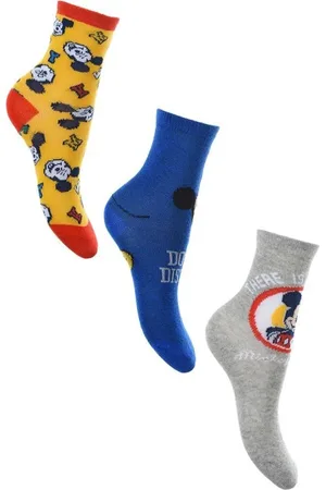 Mickey Mouse Trojbalení ponožek - žlutá, , šedá