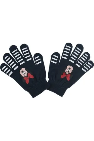Paw Patrol Tmavě modré dívčí rukavice Minnie Mouse