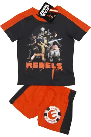 STAR WARS černo-oranžový letní set