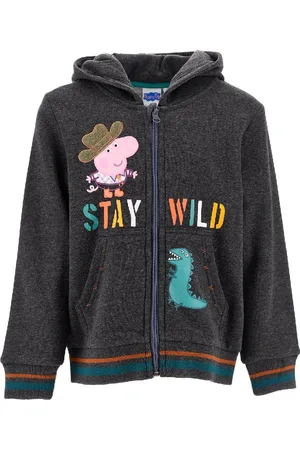 Peppa Pig Tmavě šedá chlapecká mikina