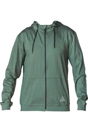 Joma Zelená sportovní mikina Indoor Gym Zip-Up Hoodie 102970-477