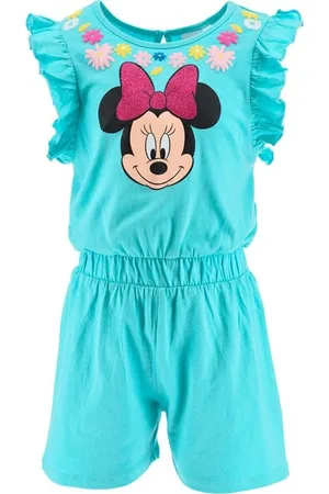Minnie Tyrkysový dívčí overal Mickey Mouse