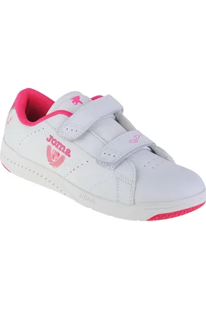 Joma Bílé dívčí tenisky na suchý zip W.Play Jr 2310 WPLAYW2310V