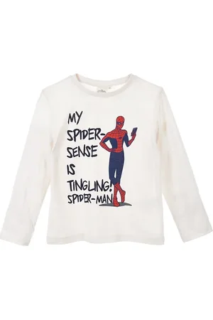 SPIDERMAN SPIDER-MAN Bílé tričko z organické bavlny
