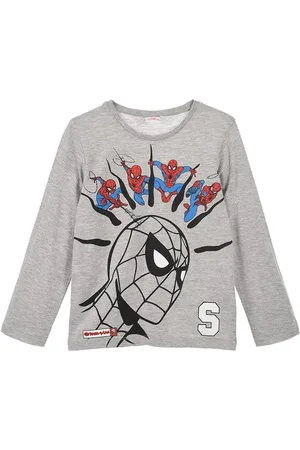 SPIDERMAN Spider-man šedé tričko s dlouhým rukávem