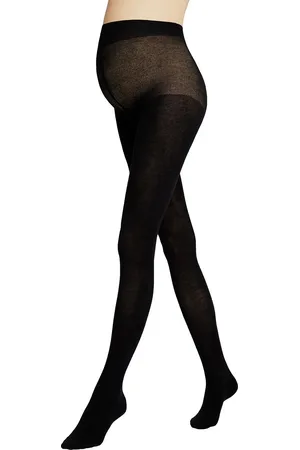 Gatta Černé bavlněné těhotenské punčochy Body Protect Cotton
