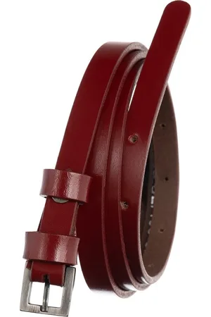 ROVICKY Červený úzký dámský opasek PRD-1-N-105-0249 RED