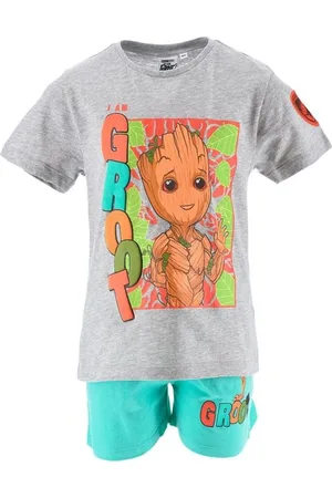Marvel Šedo-tyrkysový letní set Groot
