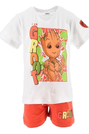 Marvel Bílo-červený letní set Groot