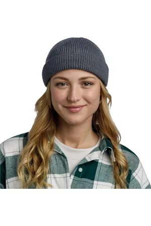 Buff Tmavě šedá vlněná čepice Ervin Merino Hat Beanie 13232390110