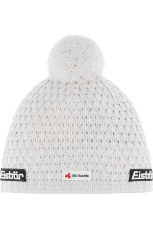 Eisbär Bílá zimní čepice Trail Pompon MU SKA E33133-100