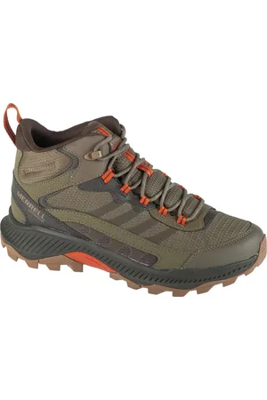 Merrell Tmavě zelené pánské kotníkové turistické boty Speed Strike 2 Mid WP J037835