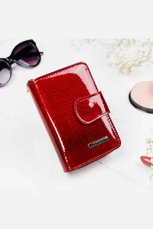 LORENTI Peněženka s leskem S070 76115-RS-1251 RED