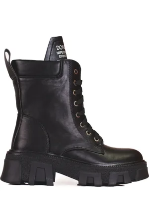 GOODIN Dámské černé šněrovací workery GD-XR-627B