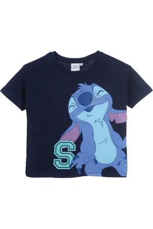 Lilo & Stitch Tmavě modré dívčí bavlněné tričko Stitch