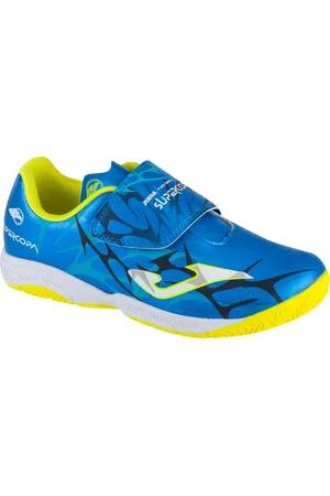 Joma Modré chlapecké sálové tenisky Super Copa Jr 2504 IN SCJS2504INV