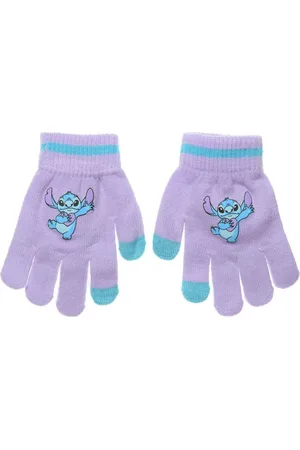 Lilo & Stitch Světle fialové dívčí rukavice Stitch