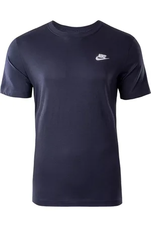 Nike Tmavě modré pánské tričko s krátkým rukávem Sportswear Club Tee AR4997-410