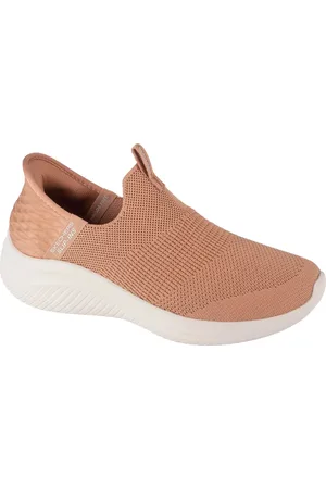 Skechers Tmavě béžové slip-on tenisky Ultra Flex 3.0 - Cozy Streak 149708-TAN