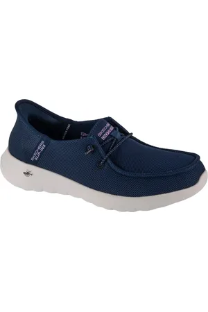 Skechers Tmavě modré slip-on tenisky Slip-Ins Go Walk Joy - Idalis 124647-NVLV