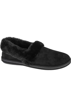 Skechers Černé dámské pantofle Cozy Campfire-Team Toasty 32777-BBK
