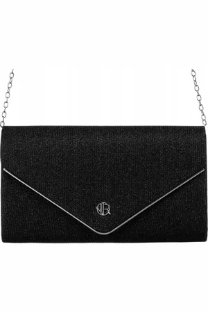 ROVICKY Černé lesklé elegantní psaníčko R-XS002