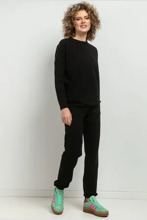 Tessita Dámská černá basic mikina máma a dcera MMM39 black Rozmiar: M/L