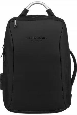 Peterson černý batoh s USB portem PTN 2304