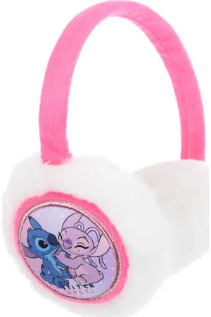 Lilo & Stitch Bílo-růžové dívčí klapky na uši Stitch