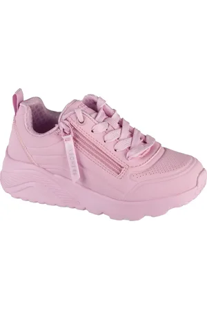 Skechers Růžové dívčí tenisky Uno Lite - Easy Zip 310387L-LTPK