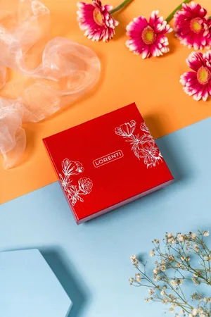 LORENTI Rose gold malá kožená peněženka S279 42329-MST