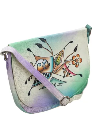 ROVICKY Ručně malovaná kabelka LB-1901-ART-09 BEIGE
