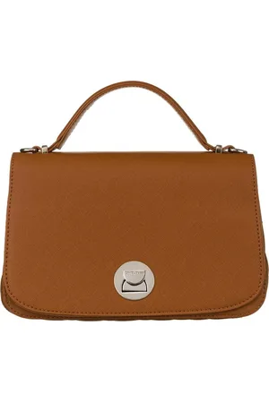David Jones Karamelová crossbody kabelka s prošívanými bočními stranami 6835-1