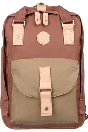 Basics from Amsterdam LuluCastagnette tmavě béžový stylový batoh NANO