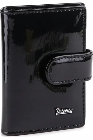 Peterson Černé lesklé pouzdro na vizitky PTN BC-103-BLACK