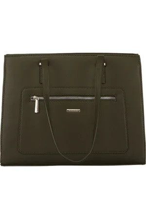 David Jones Khaki elegantní shopper kabelka CH21081