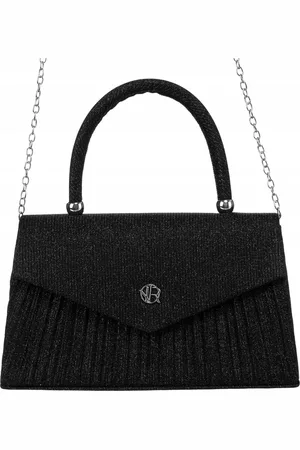 ROVICKY černá elegantní kabelka s řetízkem R-XS003