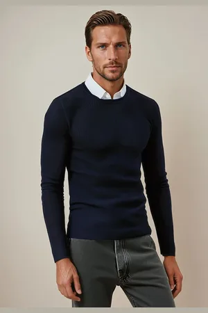 Basics from Amsterdam Pánský tmavě modrý svetr WX2294