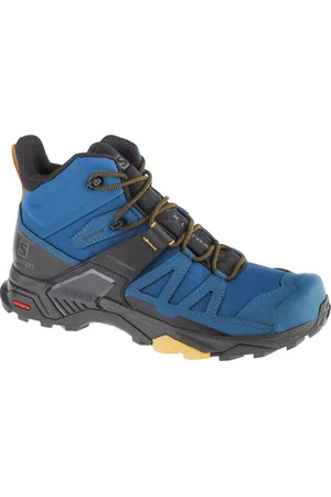 Salomon Modré pánské kotníkové outdoorové boty X Ultra 4 Mid GTX 416245