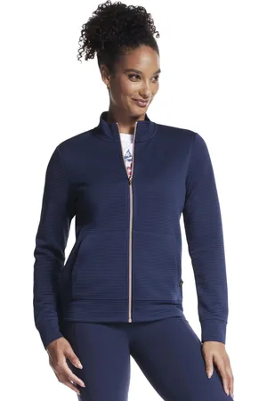 Skechers Tmavě modrá mikina na zip Go Walk Everywhere Full Zip Hoodless W3JA261-NVY