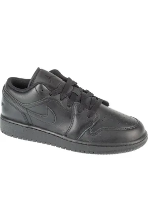 Jordan Černé chlapecké tenisky Air 1 Low GS 553560-093