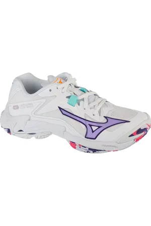 Mizuno Bílo-barevné dámské volejbalové tenisky Wave Lightning Z8 V1GC240020