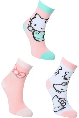 Hello Kitty Sada 3 párů dětských ponožek
