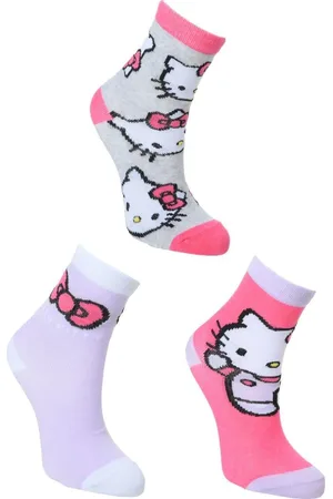 Hello Kitty Sada 3 párů dětských ponožek