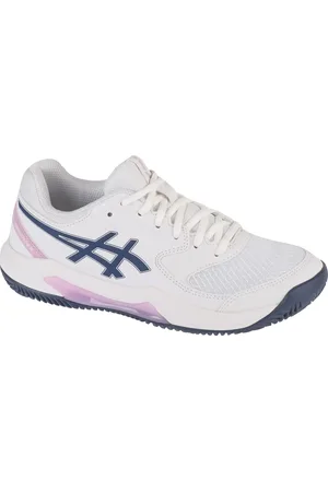 Asics Bílé dámské tenisové boty Gel-Dedicate 8 Clay 1042A255-104